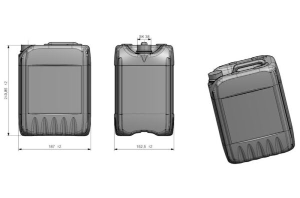 Μπιτόνι Στοιβαζόμενο 5L - 1 Παλέτα (324 τεμ.) - Image 2