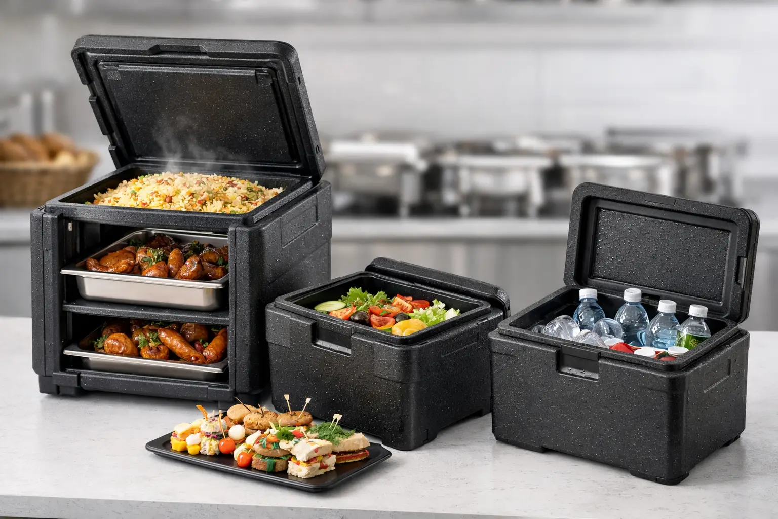 Ισοθερμικά κοντέινερ για catering: σωστή επιλογή