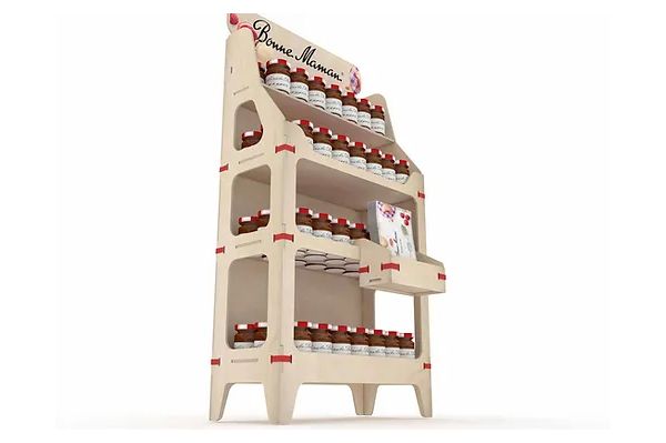 Assembled Wooden Display Stand for Jam Jars - Image 3