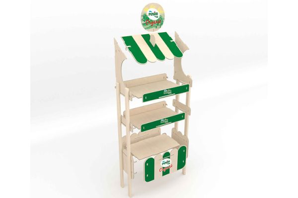 Assembly Wooden Display Stand, Green - Image 5